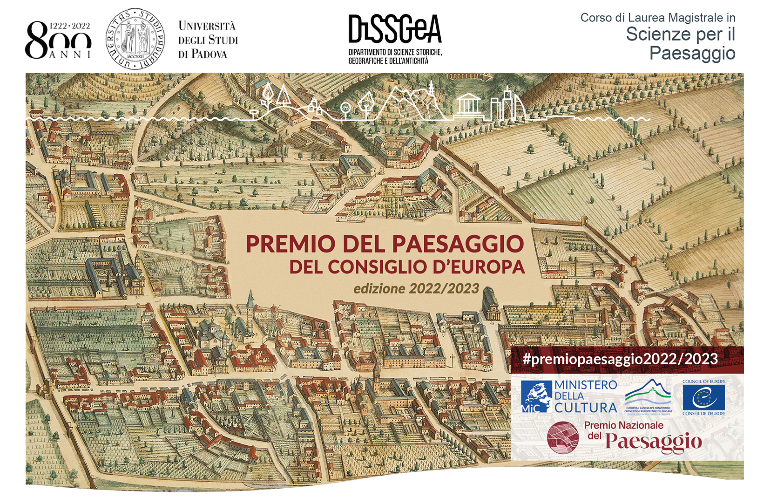 Giovedì 10.11.2022, evento pubblico di presentazione del bando 2022-2023 del Premio del Paesaggio del Consiglio d’Europa.