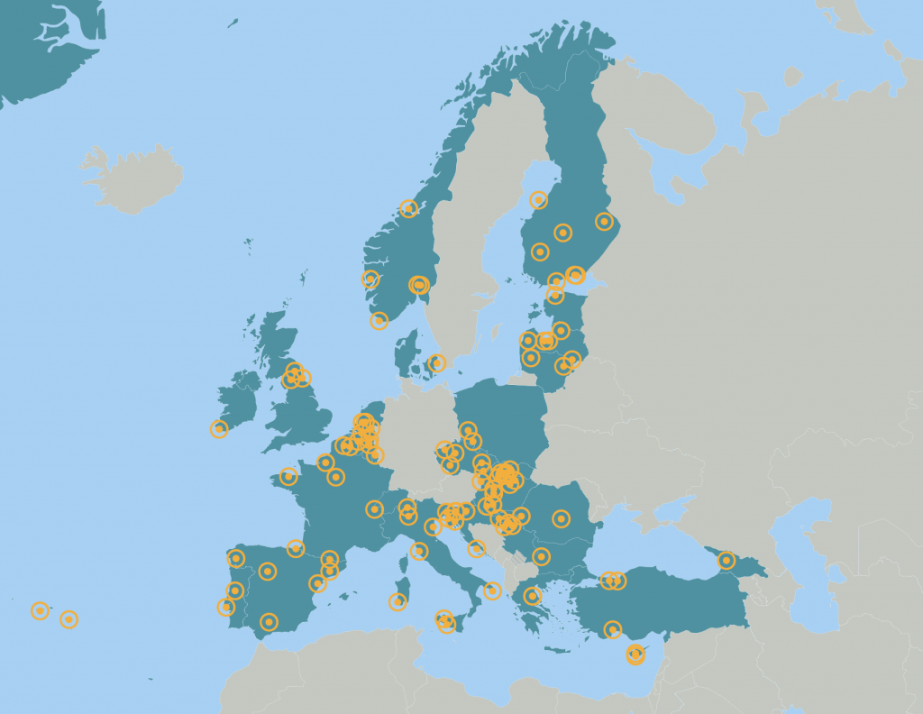 Clicca sulla mappa per raggiungere la mappa dell’Alliance du Prix du paysage du Conseil de l’Europe